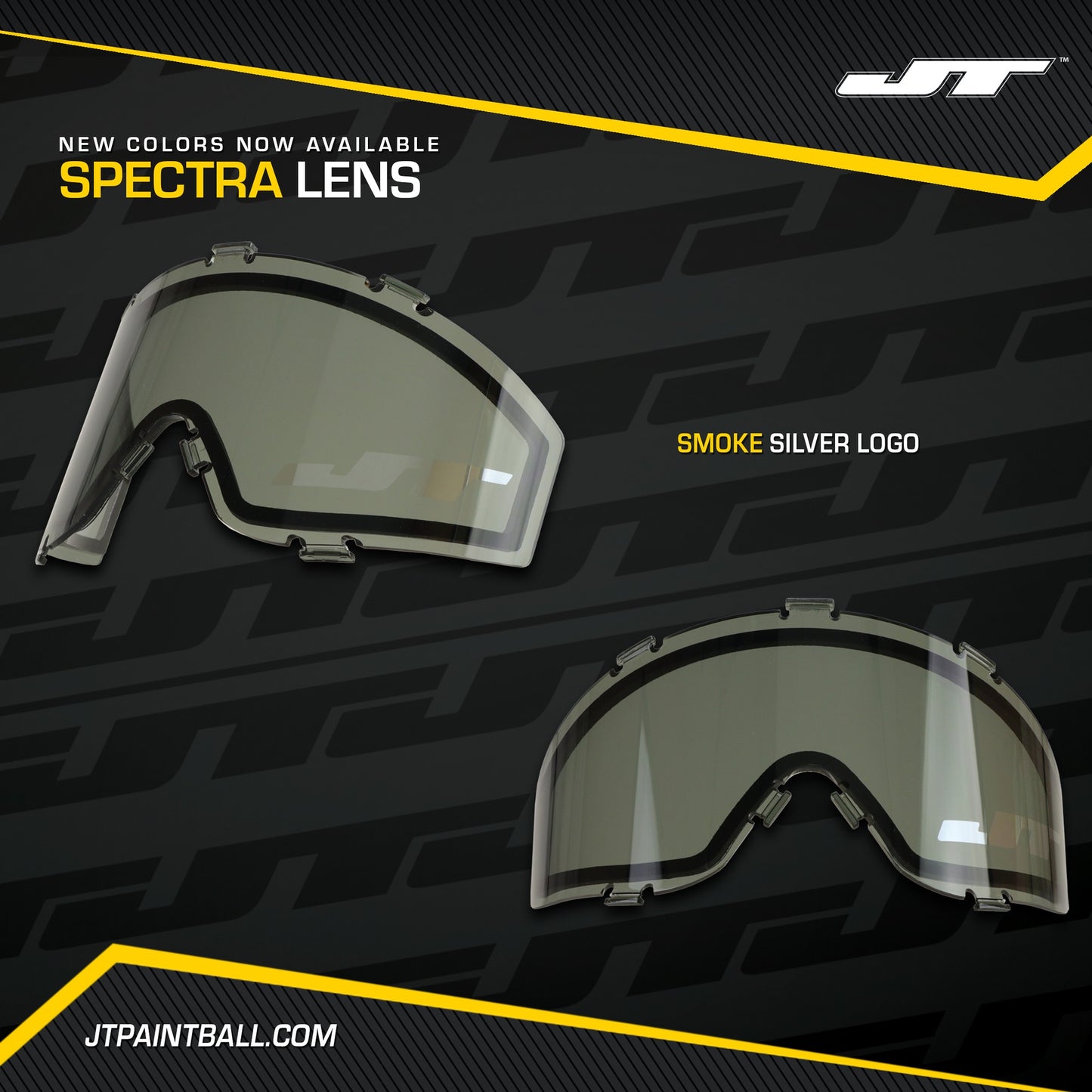 JT Proflex Lens - Smoked (Silver Logo)
