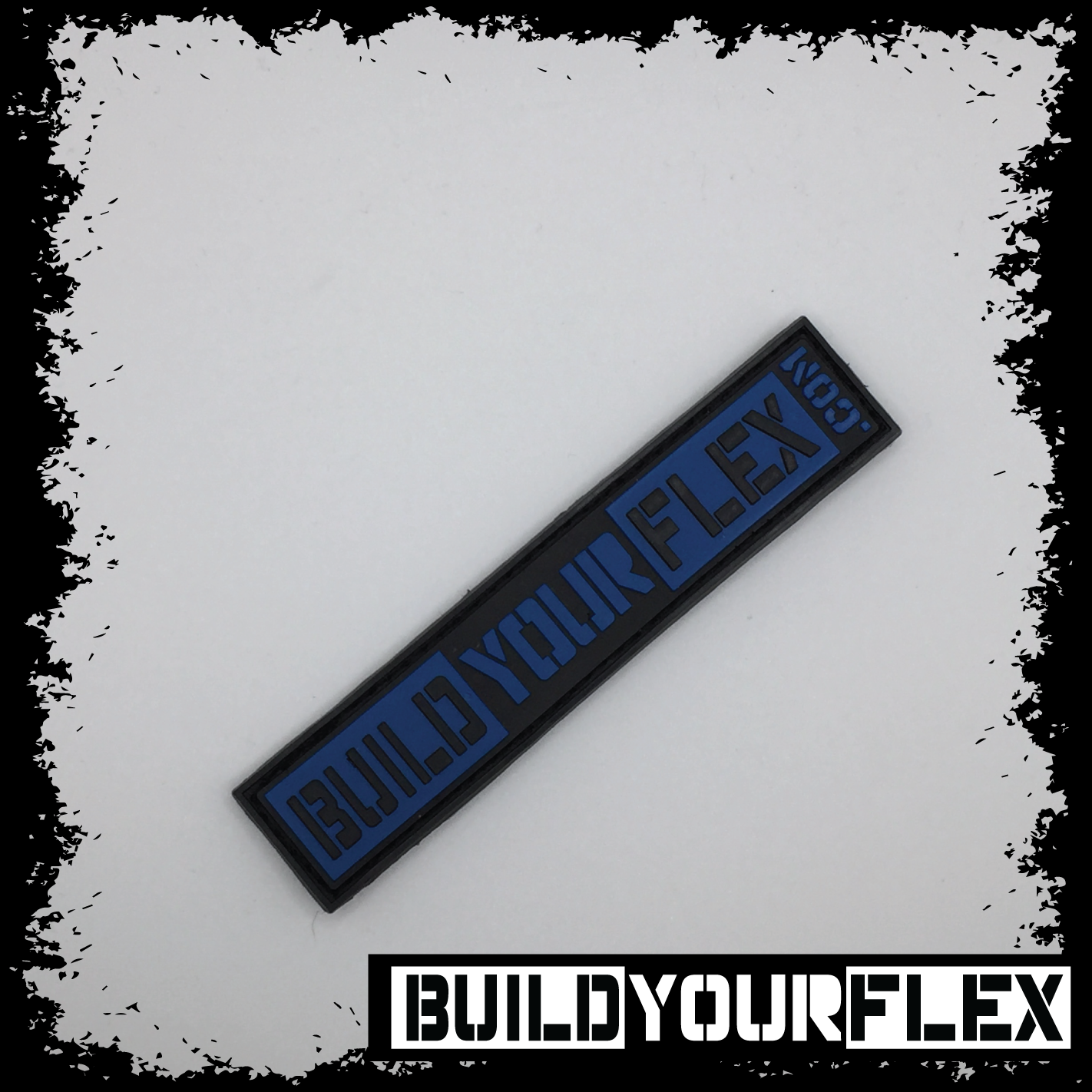 Build Your Flex - Rubber Patch - Blue