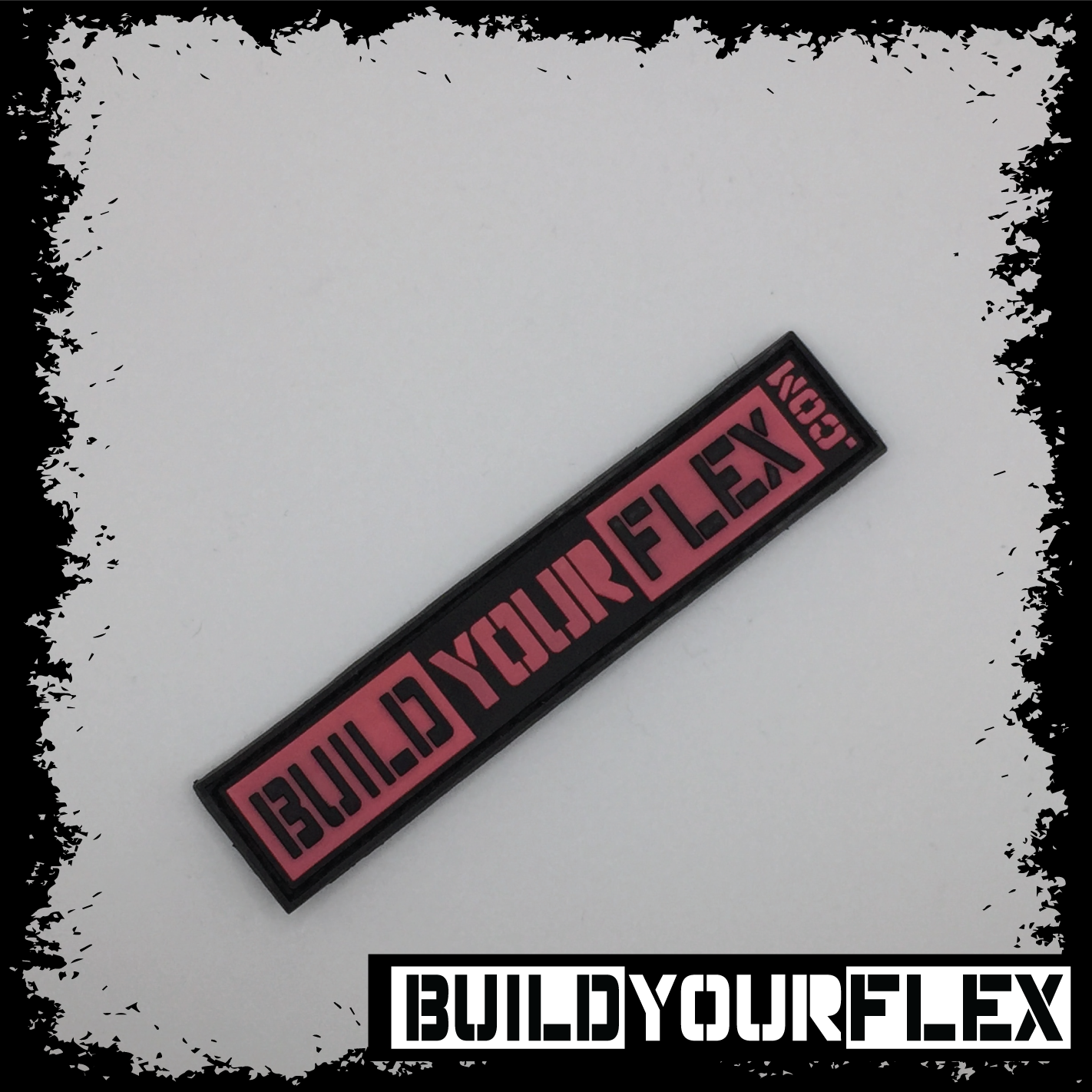 Build Your Flex - Rubber Patch - Pink