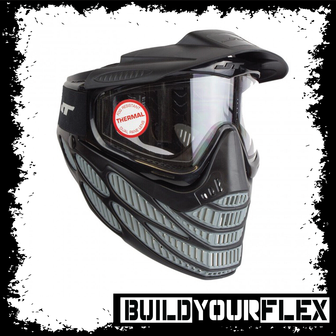 JT Flex 8 Goggle - Black / Grey