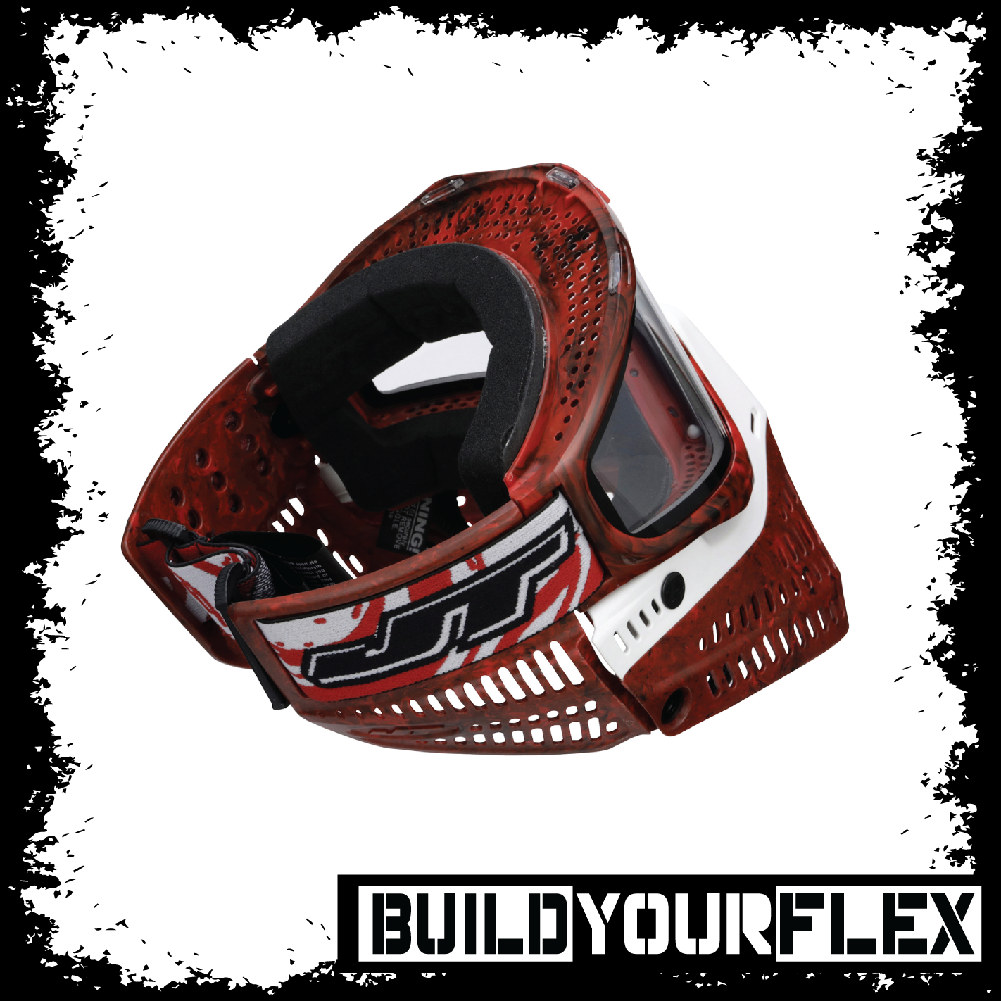 JT Proflex Goggle - Marble- Red/White - Away