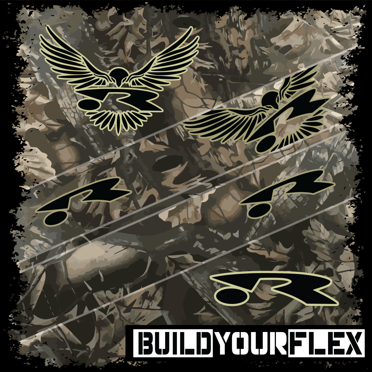 Build Your Flex Strap - Sublimated - Rushers Camo '24