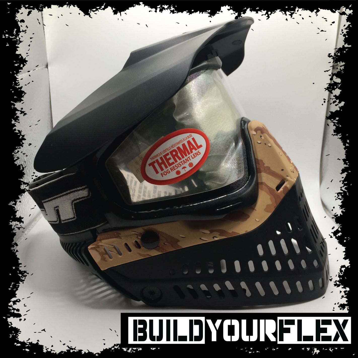 JT Proflex Goggle - Black / Cookie Dough Camo