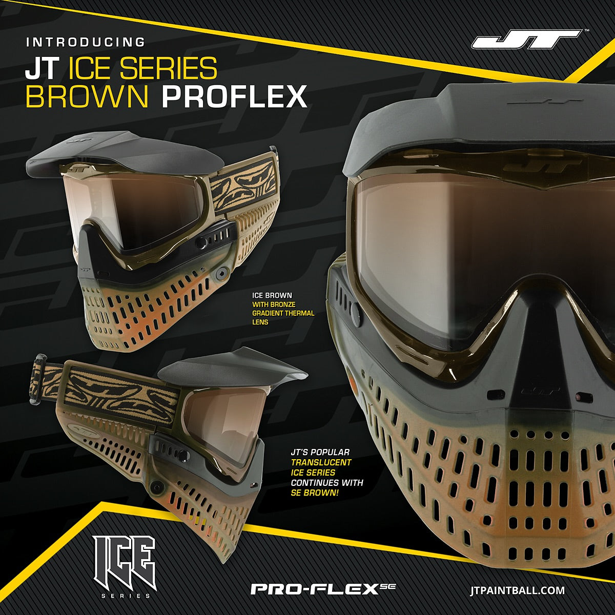 JT Proflex Goggle - ICE Brown