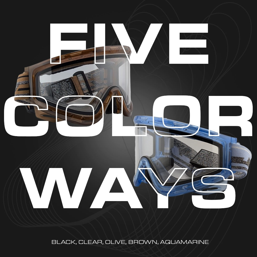 JT Proflex QLS Frame - ICE Clear w Clear Lens and Strap