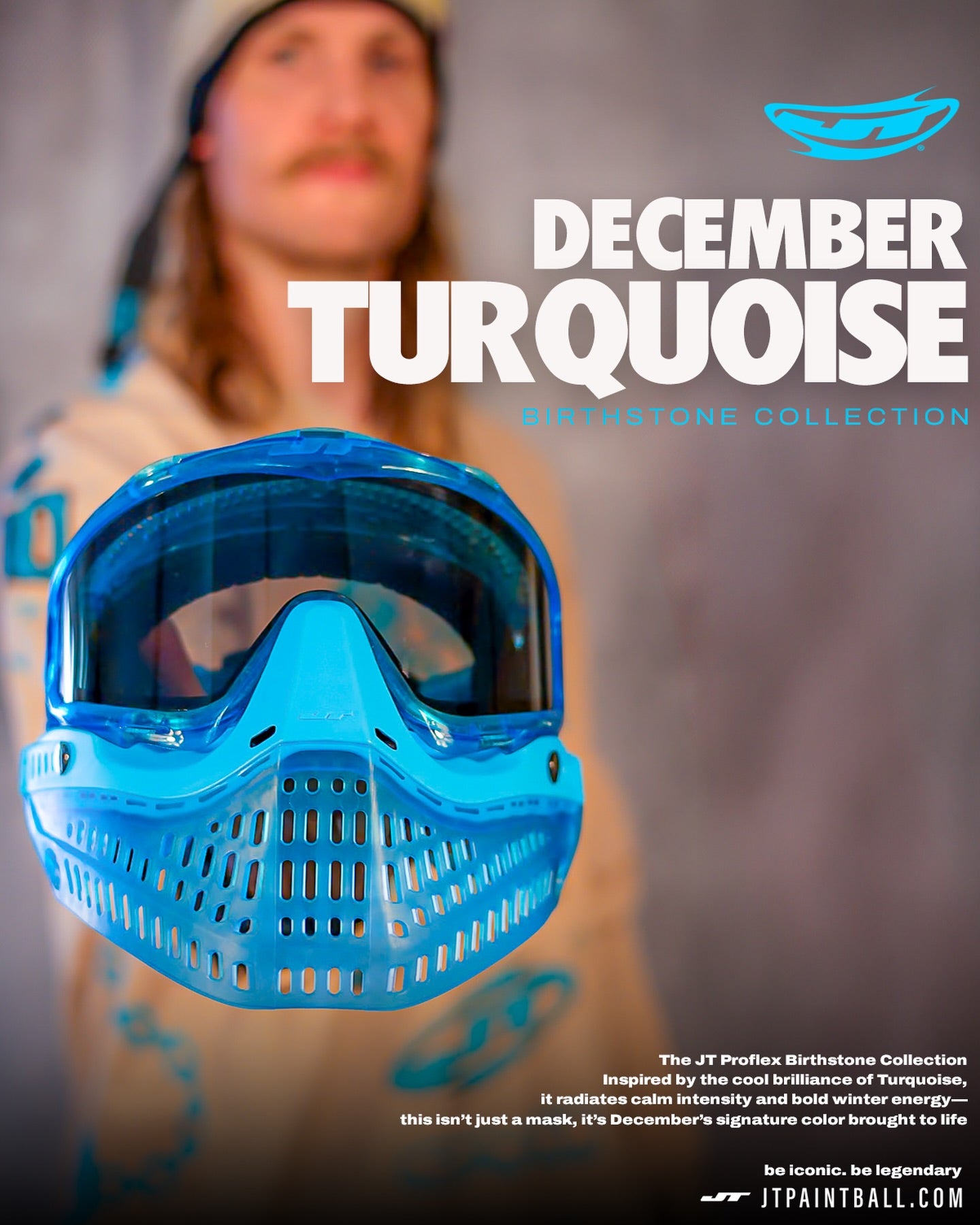 JT Proflex Goggle - ICE Turquoise (December)