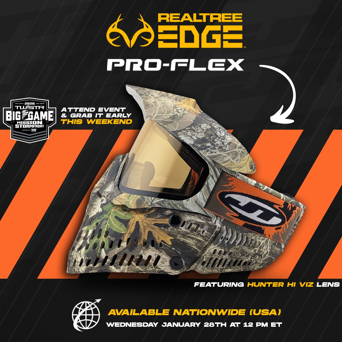 JT Proflex Goggle - Realtree Edge