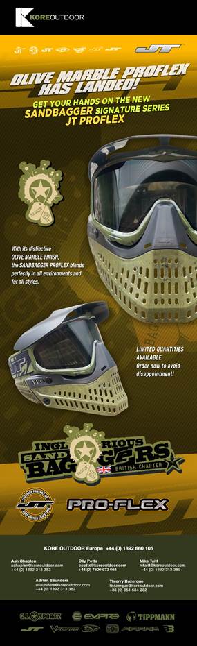 JT Proflex Goggle - Marble - Olive