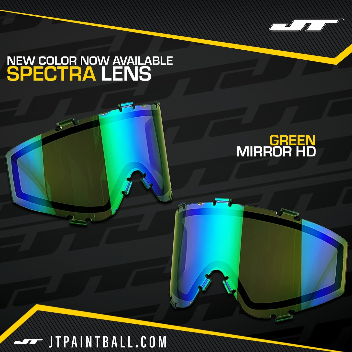 JT Proflex Lens - Green Mirror