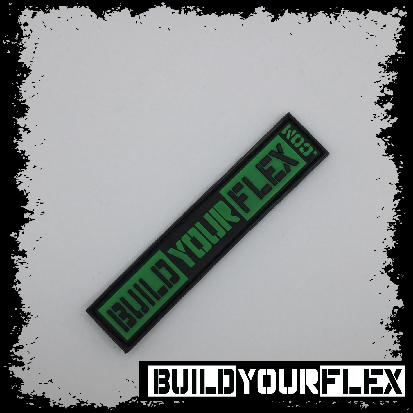 Build Your Flex - Rubber Patch - Green