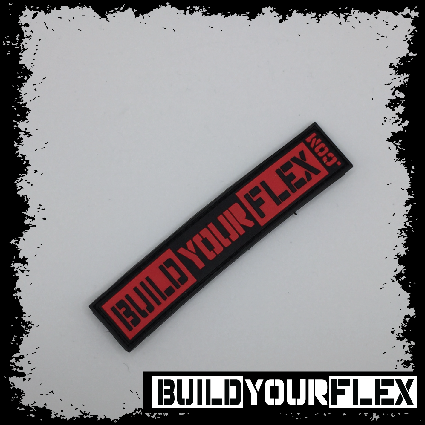 Build Your Flex - Rubber Patch - Red