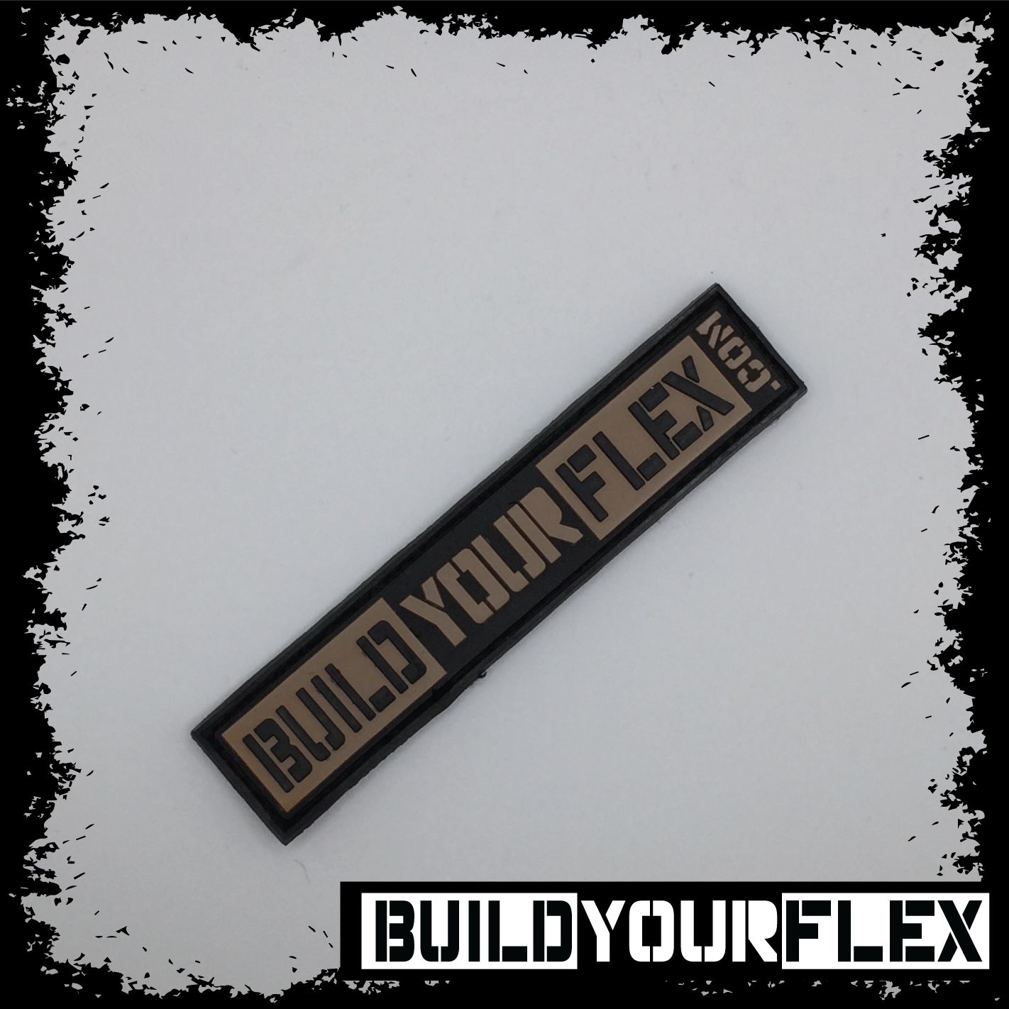 Build Your Flex - Rubber Patch - Tan