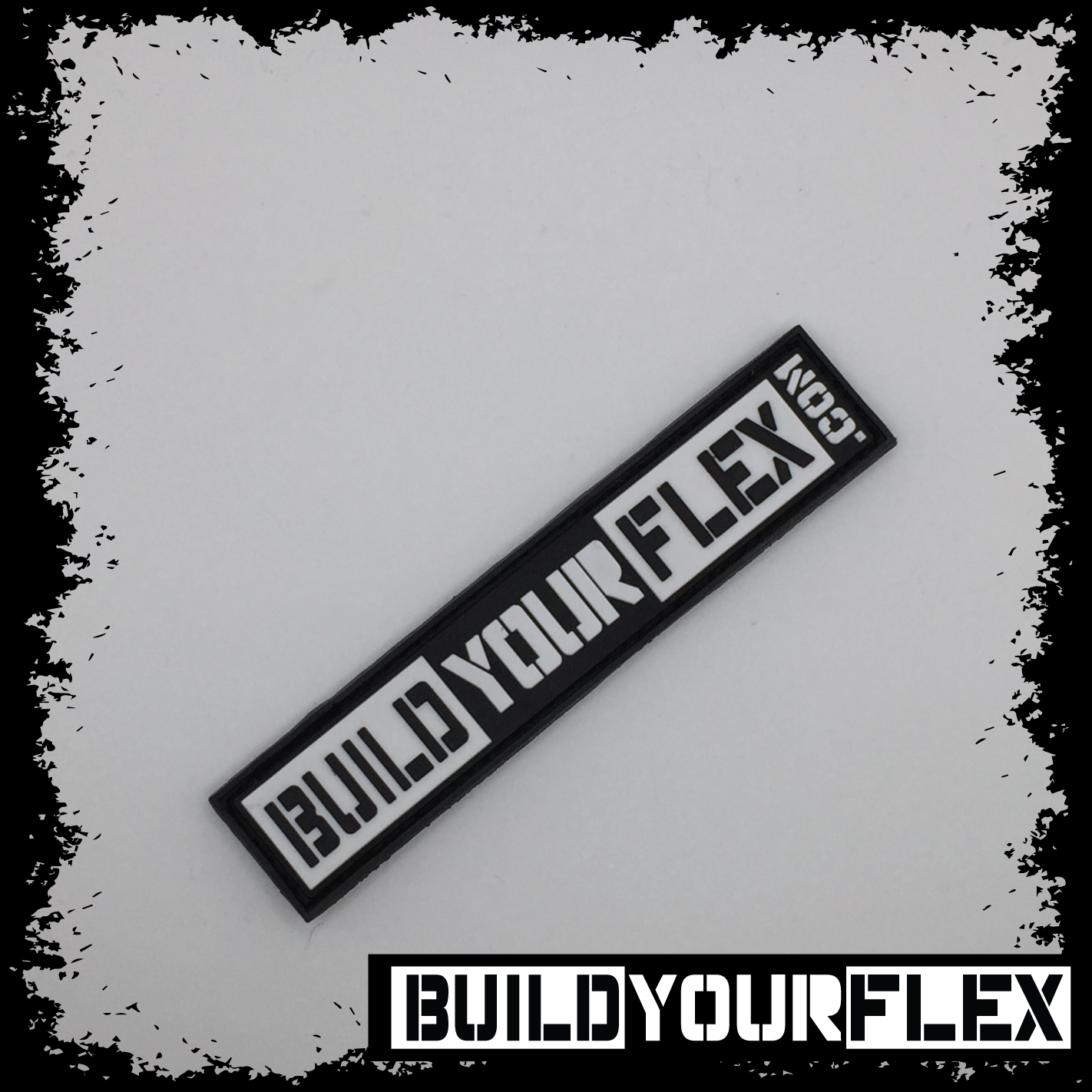 Build Your Flex - Rubber Patch - White