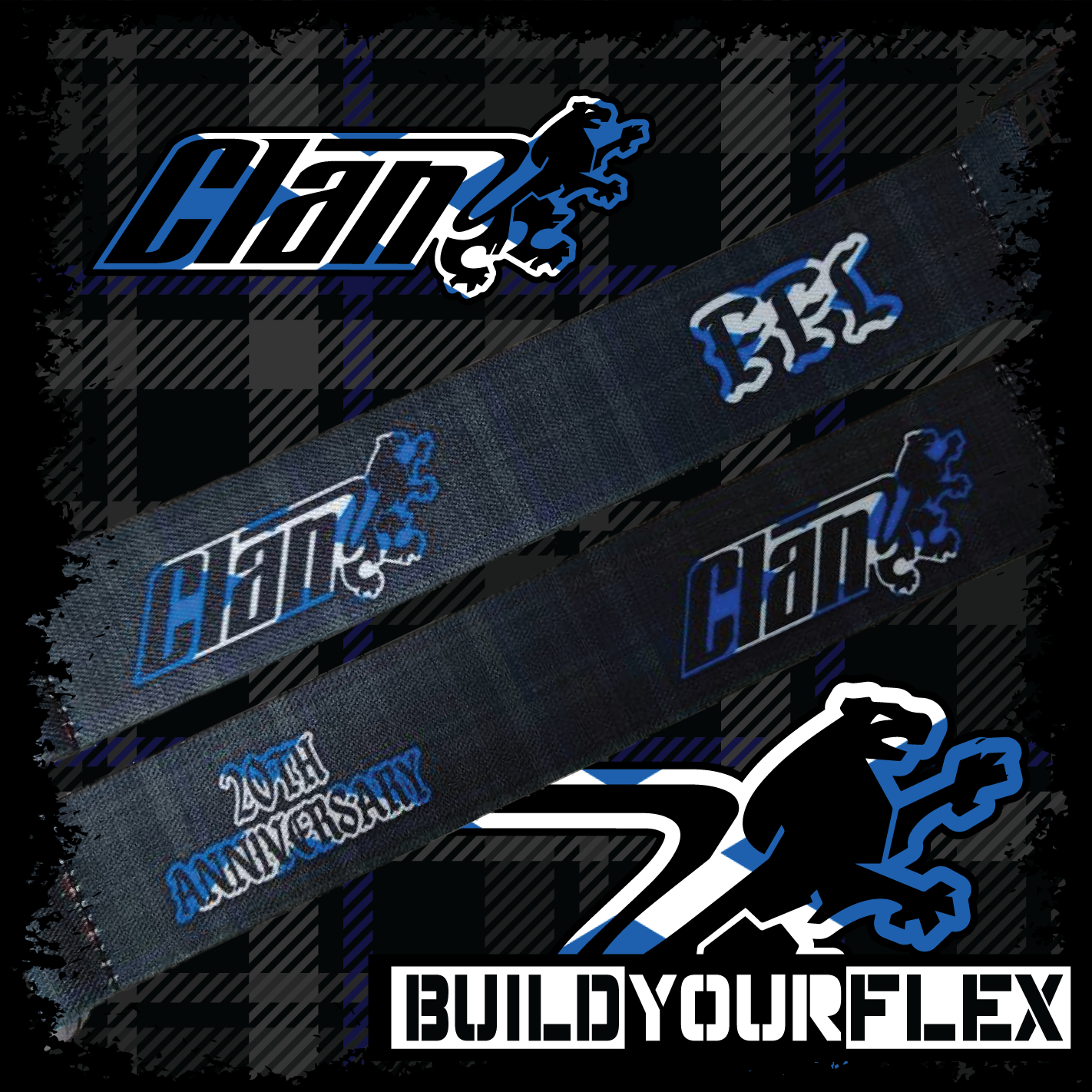 Build Your Flex Strap - Sublimated - The Clan Team Strap