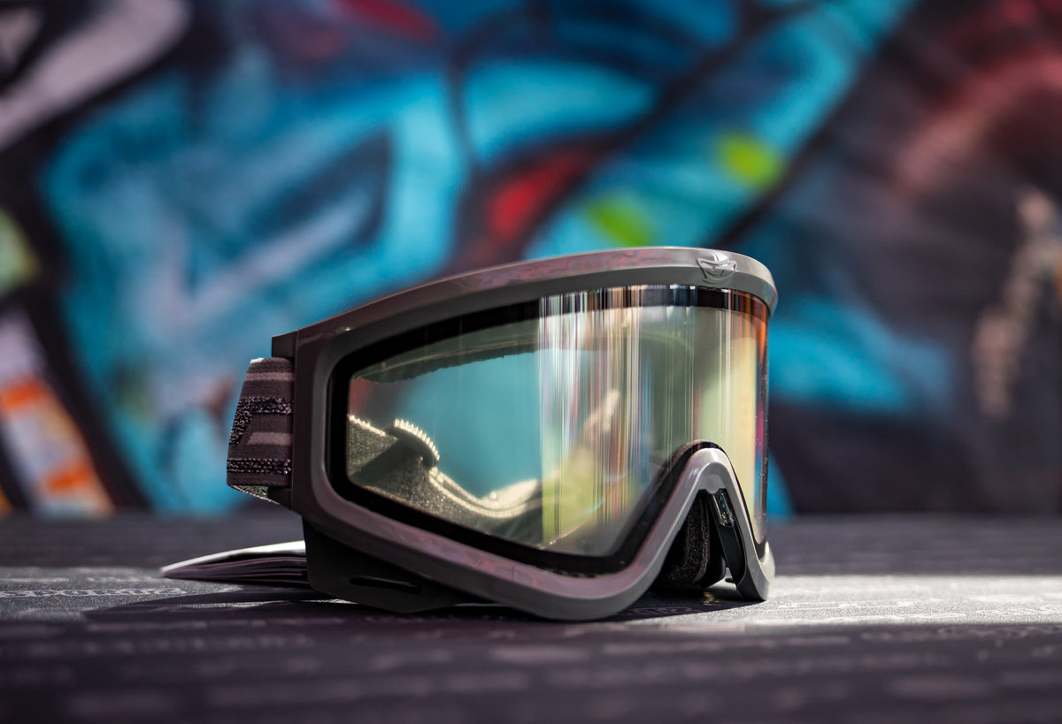 JT QLS Frame - Dark Gray w Clear Lens and Strap
