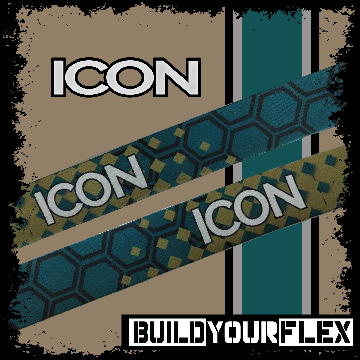 Build Your Flex Strap - Sublimated - Icon Team Strap