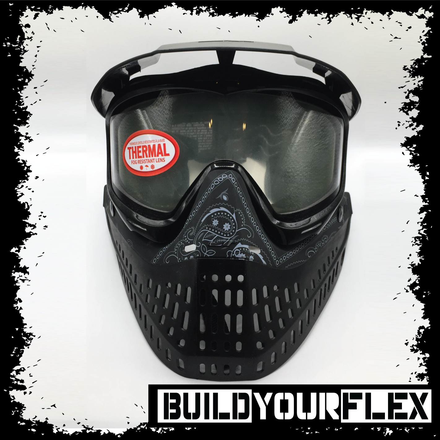 JT Proflex Goggle - Black / Black Bandana