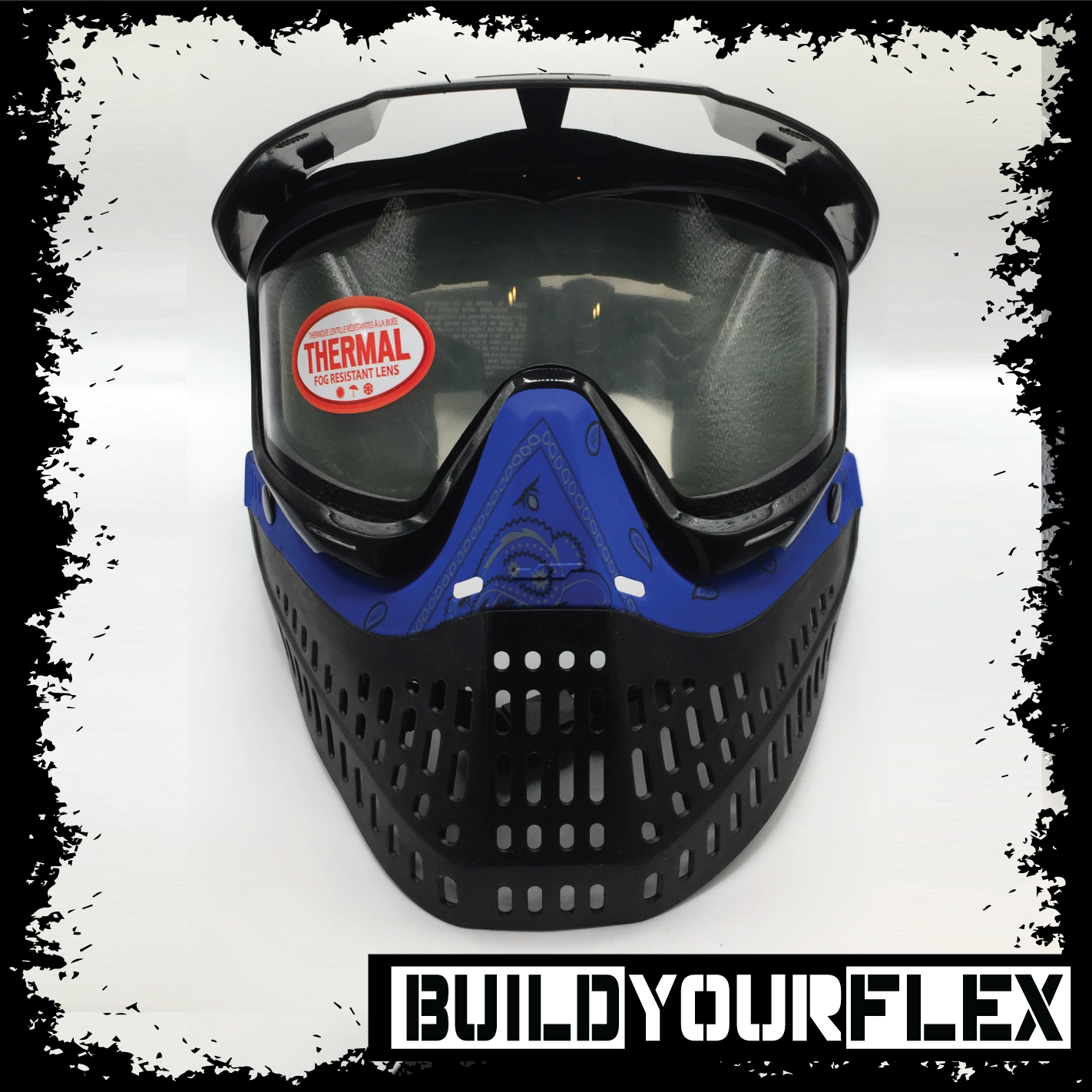 JT Proflex Goggle - Black / Blue Bandana