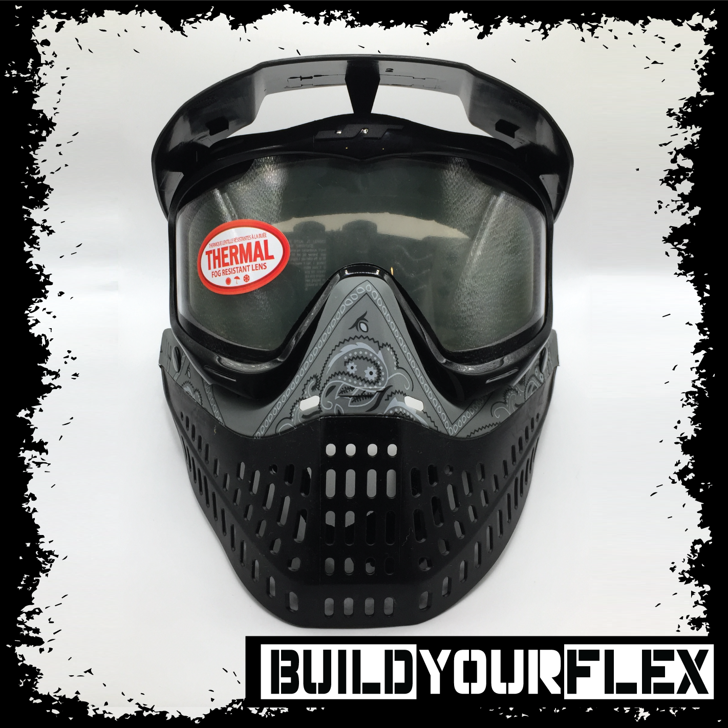 JT Proflex Goggle - Black / Grey Bandana