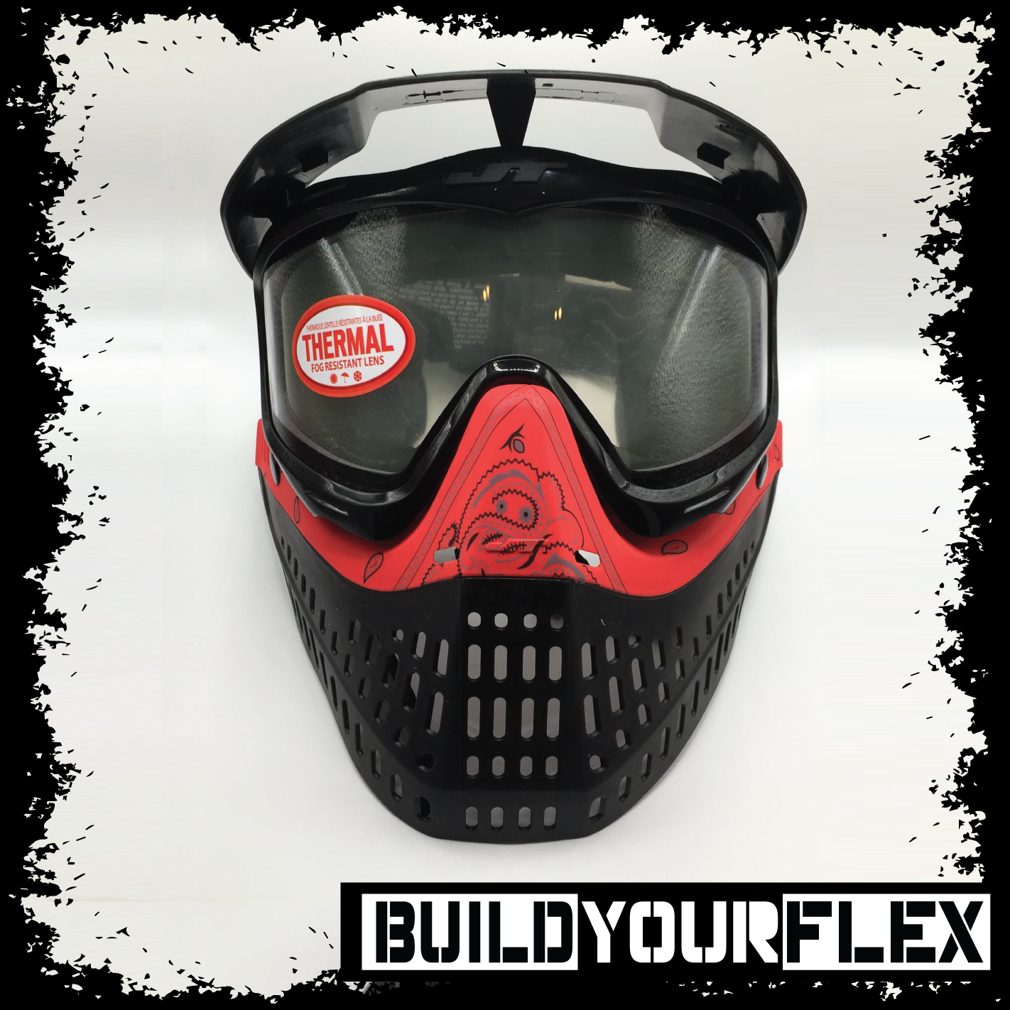 JT Proflex Goggle - Black / Red Bandana