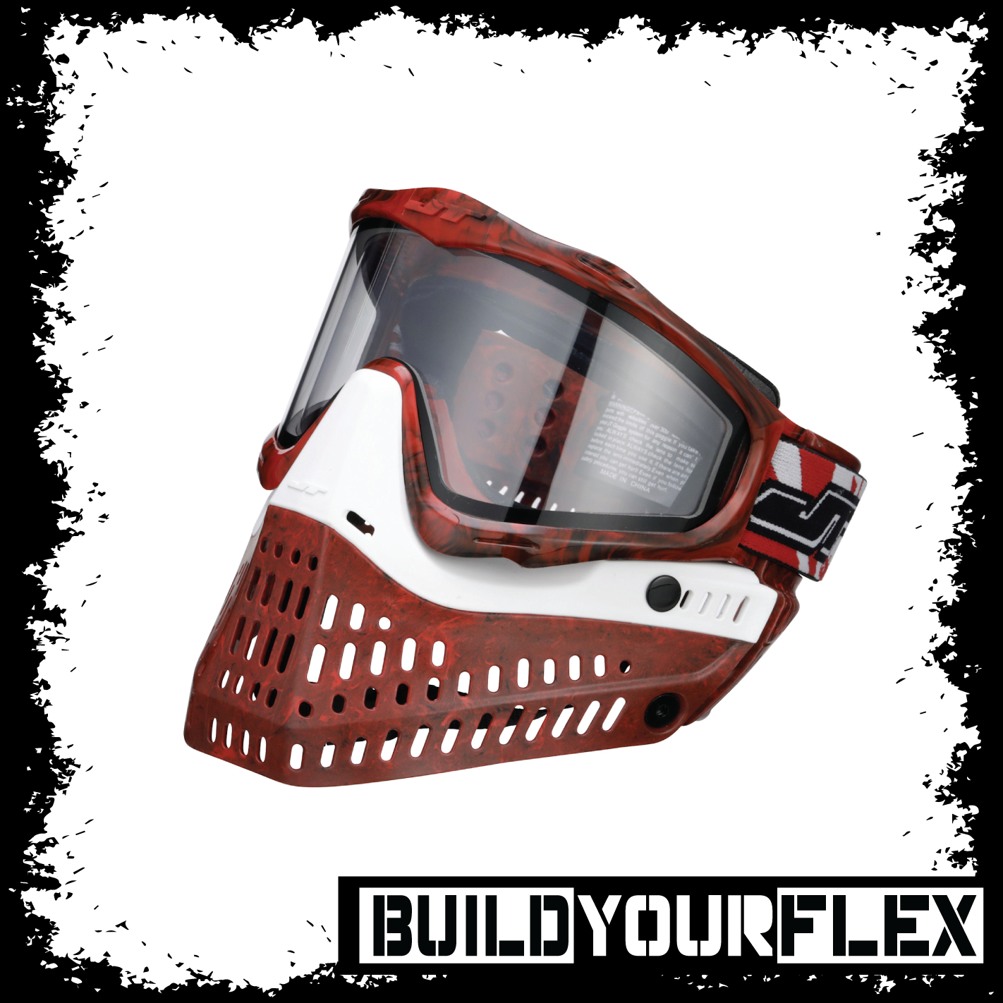JT Proflex Goggle - Marble- Red/White - Away
