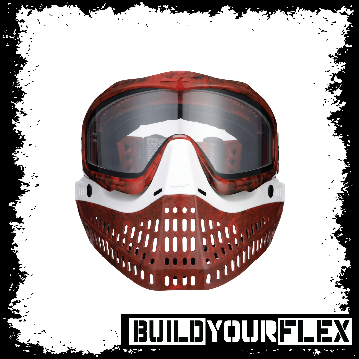 JT Proflex Goggle - Marble- Red/White - Away