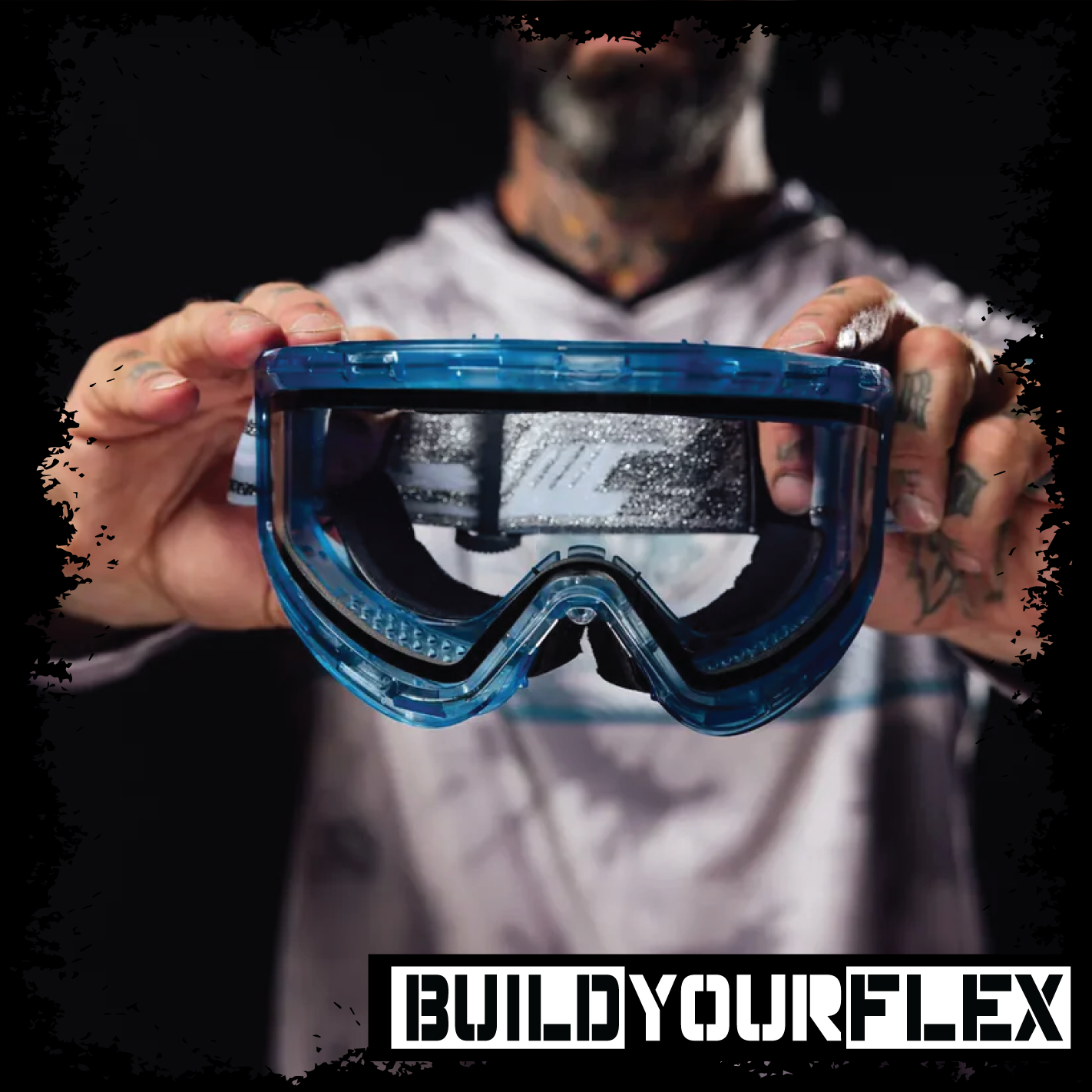 JT Proflex QLS Frame - ICE Aquamarine w Clear Lens and Strap