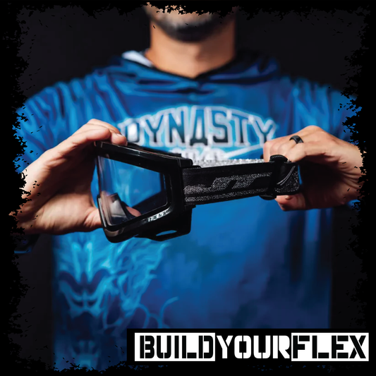 JT Proflex QLS Frame - Black w Clear Lens and Strap