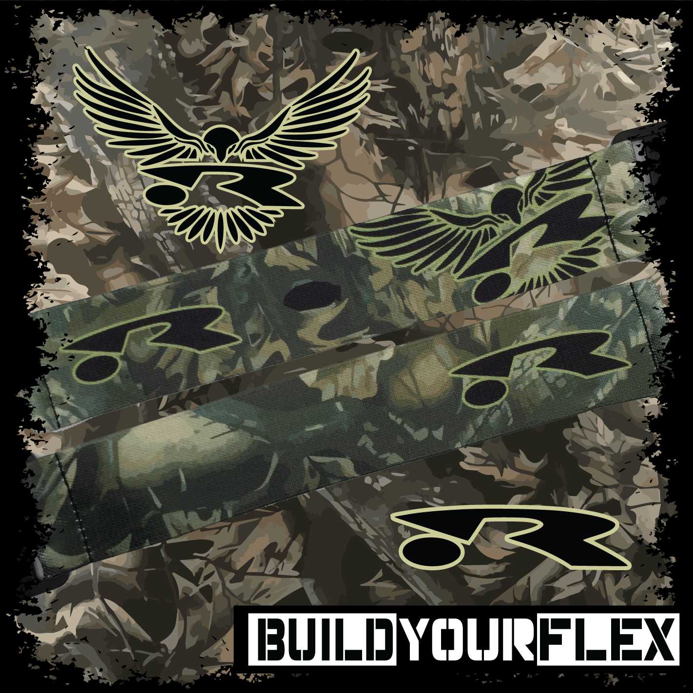 Build Your Flex Strap - Sublimated - Rushers Camo '24