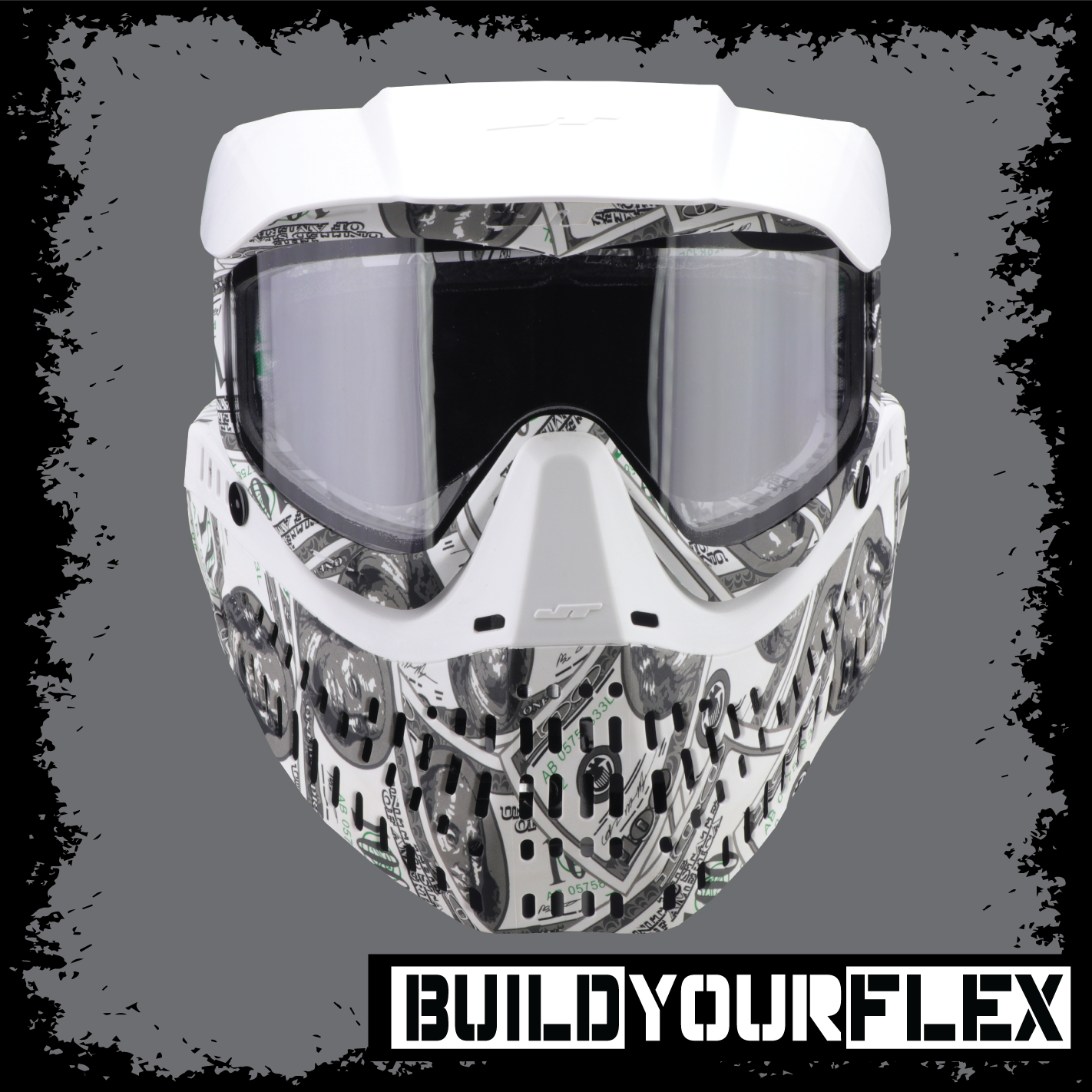 JT Proflex Goggle - 100 Dollar Bill w/ Clear & Smoke